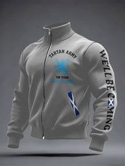 Unisex UK Football Lover Scotland We'll Be Coming 2026 Printed Coat