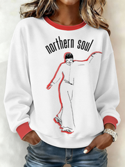 Women's UK Music Northern Soul Lover Regular Sweatshirt
