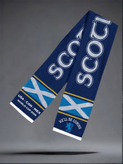 UK Football Lover Scotland We'll Be Coming 2026 Printed Scarf