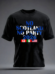 Men's UK Football Lover 2026 Printed imitation cotton short-sleeved T-shirt