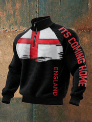 Herren-Sweatshirt mit Aufdruck „It's Coming Back 2026“ – perfekt für Fußballfans aus England.