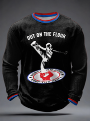 Men's UK Music Northern Soul Lover Waffle Long Sleeve T-Shirt