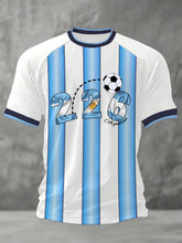 Men's 2026 Soccer Game Gift For Soccer Fans Casual Tee