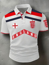 Men's UK Football Lover England 2026 Printed short sleeve shirt