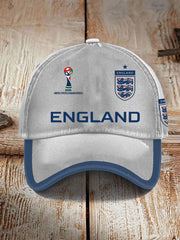 Unisex UK Football Lover England 2026 Printed Hat