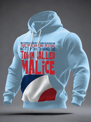 Oversized-Hoodie für Herren im Stil britischer Mods und Musikliebhaber mit überschnittenen Schultern und Taschen