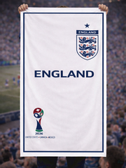 England Football Lover Printed Sports Towel