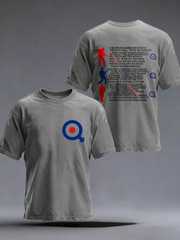 Kurzarm-T-Shirt für britische Mods und Musikliebhaber