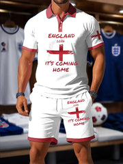 Men's UK Football Lover England Printed Sets