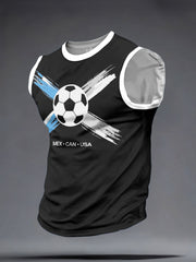 Tanktops für Herren mit schottischem Fußballmotiv und Tartan-Armee-Print