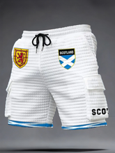 Men's Scotland Football Lover Tartan Army Printed Shorts