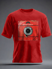 Herren-T-Shirt aus Baumwollimitat mit kurzen Ärmeln, Aufdruck „UK Mods Music Lover“.