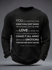 Men's UK Mods Music Lover Waffle Long Sleeve T-Shirt