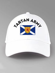 Unisex-Mütze für Schottland-Fußballfans mit Tartan-Army-Print