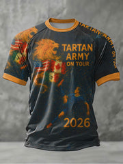 Men's UK Football Lover Scotland 2026 Printed short sleeve t-shirt