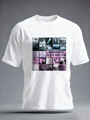 Men's UK Mods Music Lover imitation cotton short-sleeved T-shirt