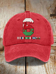 Unisex-Mütze mit Wales-Rugby-Motiv (CYMRU)