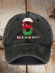 Unisex-Mütze mit Wales-Rugby-Motiv (CYMRU)