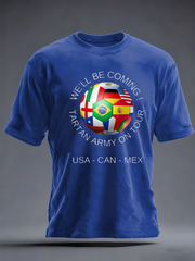 Men's UK Football Lover Scotland Printed imitation cotton short-sleeved T-shirt