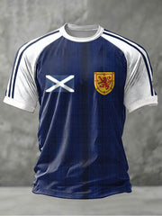 Men's UK Football Lover Scotland Printed short sleeve t-shirt