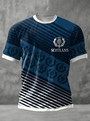Men's Scotland Rugby Lover Printed T-shirt