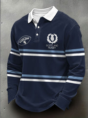 Men's Scotland Rugby Lover Printed Casual Tops