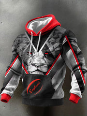 Men's England Rugby Lover Printed Hoodie