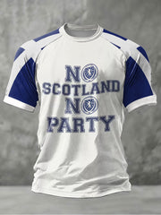 Men's UK Football Lover Scotland Printed short sleeve t-shirt