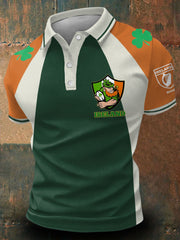 Men's The Green Army Ireland Rugby Lover Printed Casual Tops