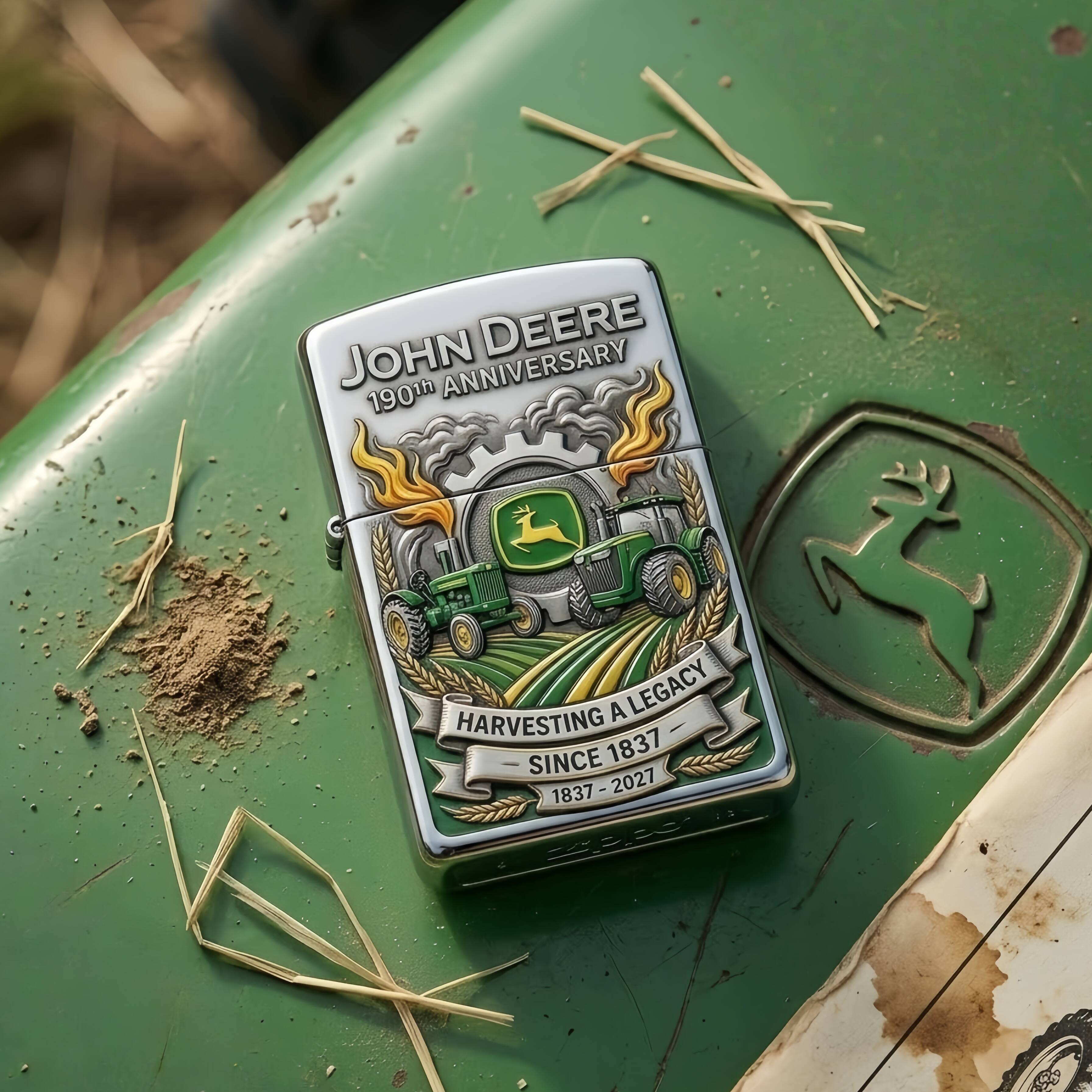 John Deere 190th Anniversary Commemorative Lighter