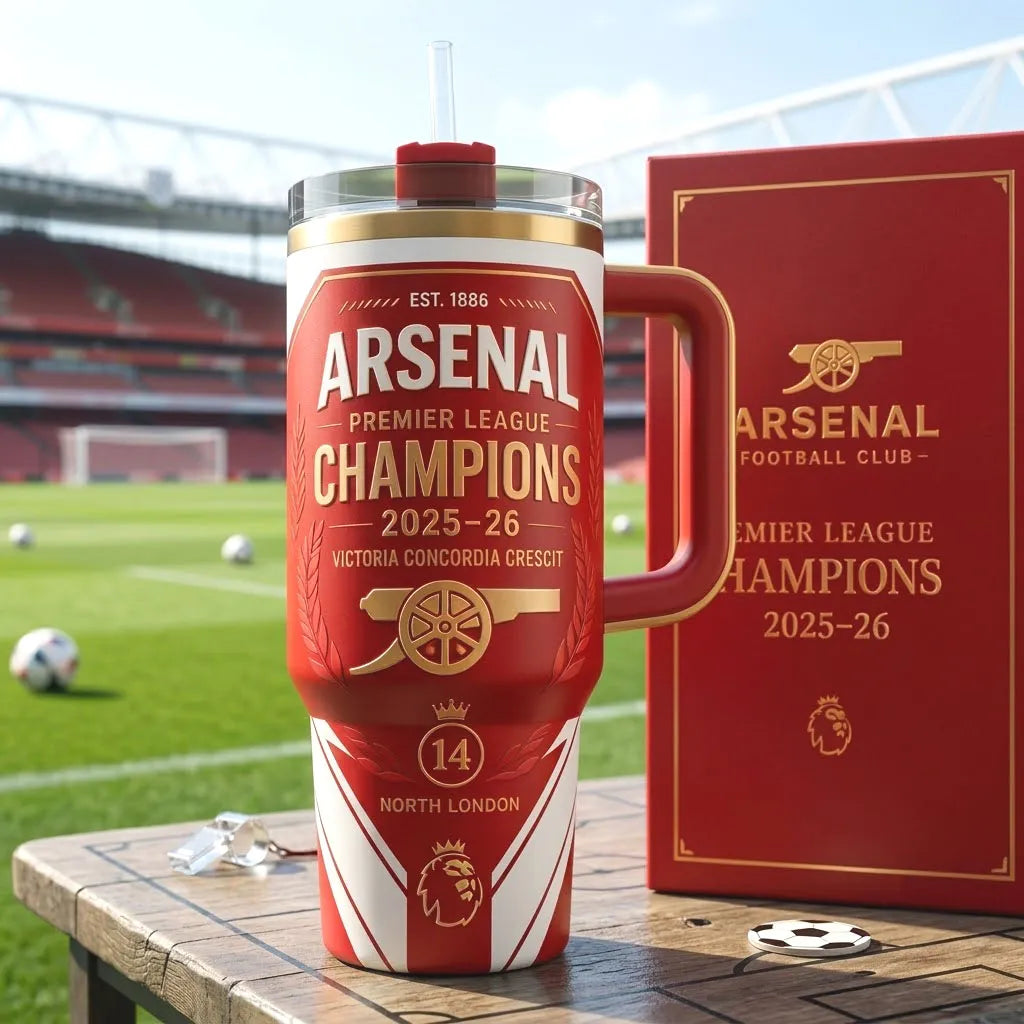 🎉Arsenal 2026 Premier League Champions Commemorative Tumbler