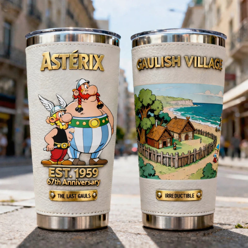 Superhero Themed Anniversary Thermos Tumbler 🎯✨
