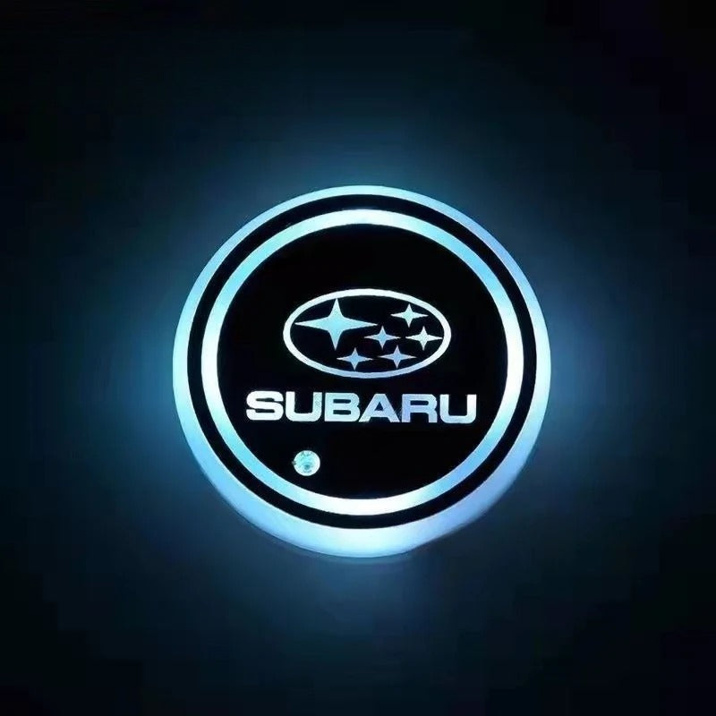 2 Stück LED-Auto-Untersetzer