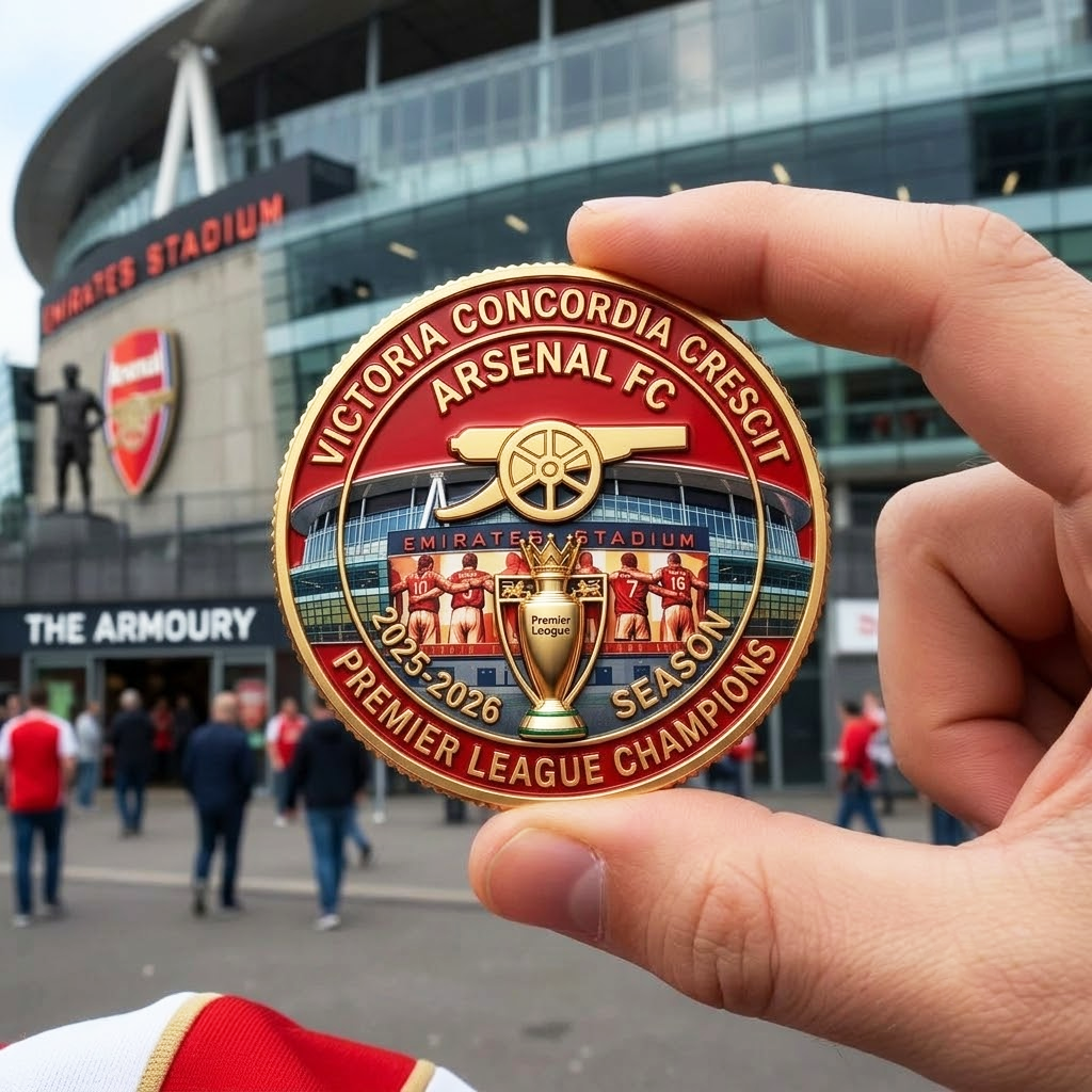 The Gunners 2026 EPL Champions Commemorative Coin
