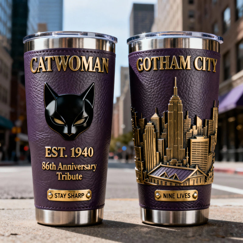 Superhero Themed Anniversary Thermos Tumbler 🎯✨