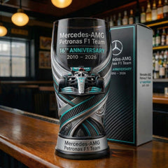 🏁🔥 F1 Racing Team Anniversary Collector Pint Glass – Built for Speed. Driven by Legacy. 🔥🏁