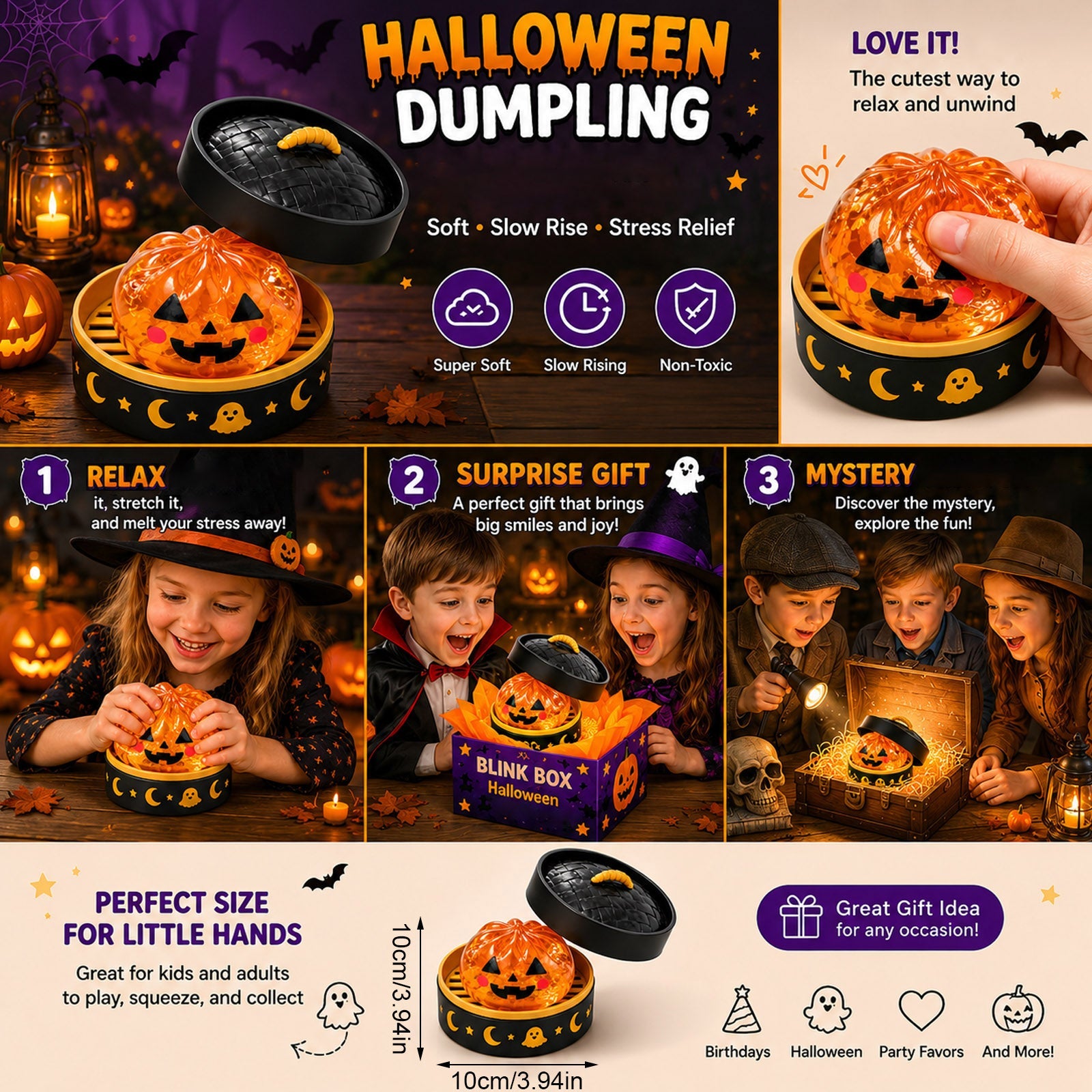 🎃Halloween Pumpkin Slow-Rising Squishy
