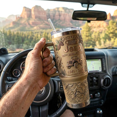 Jeep 85th Anniversary Commemorative Tumbler