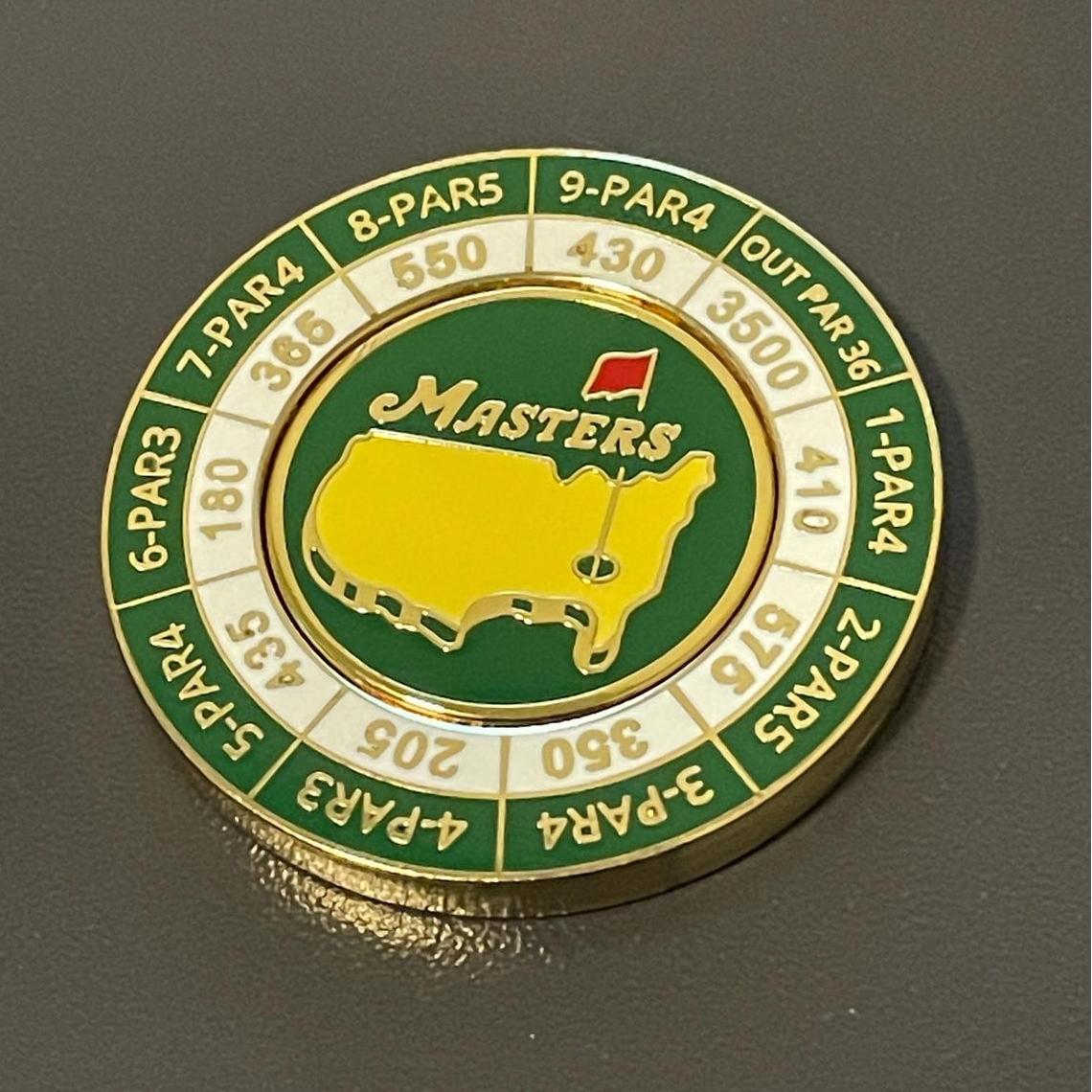 ⚡️Last Day 49% OFF - The Masters Scorecard Golf Ball Marker