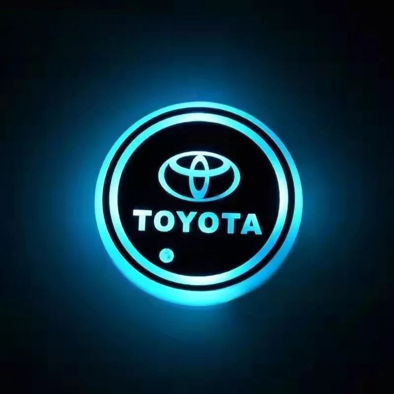 2 Stück LED-Auto-Untersetzer