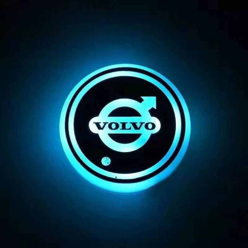 2 Stück LED-Auto-Untersetzer