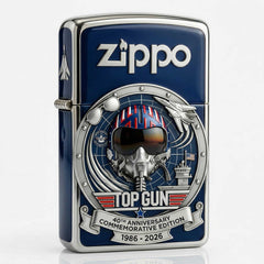 Top Gun 40th Anniversary Limited Edition Zippo Lighter(1986-2026)