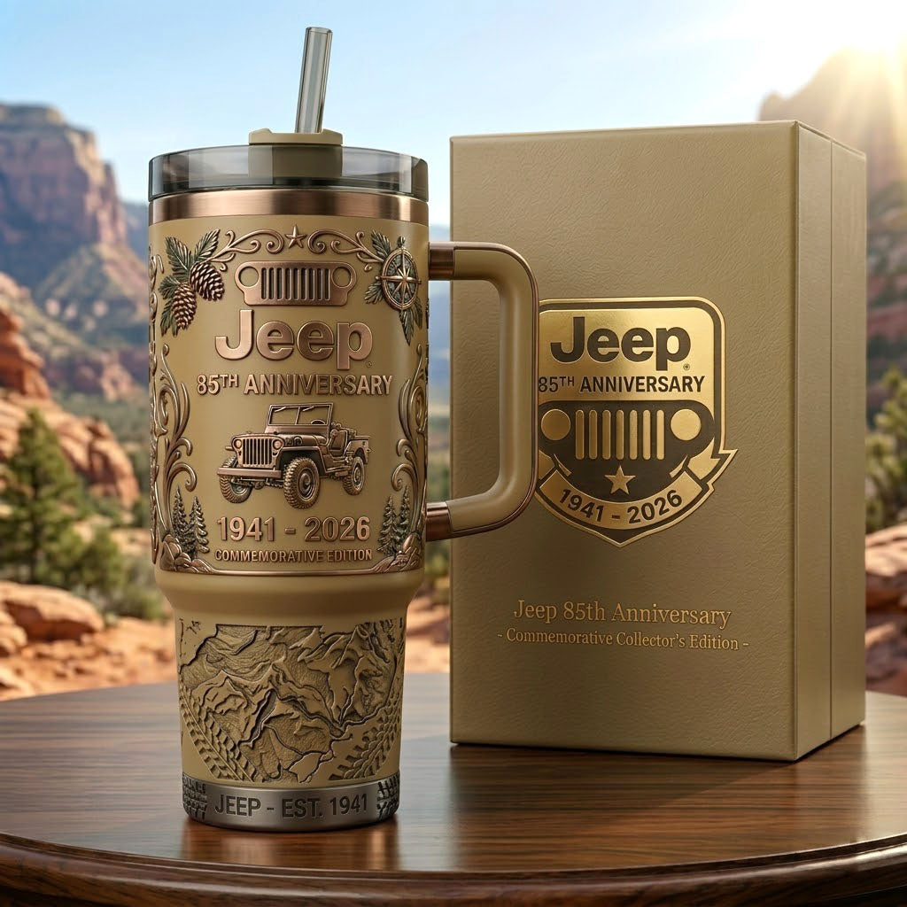 Jeep 85th Anniversary Commemorative Tumbler