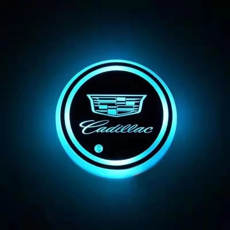 2 Stück LED-Auto-Untersetzer