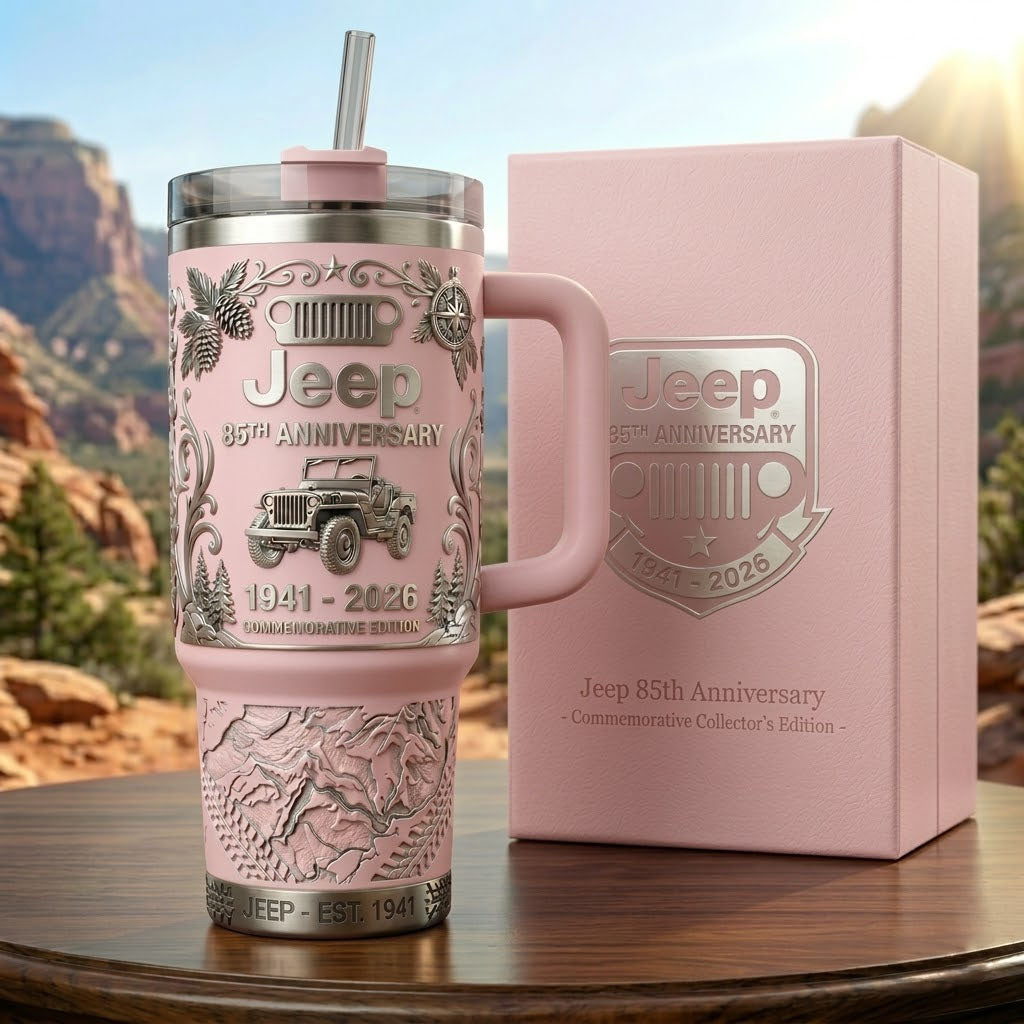 Jeep 85th Anniversary Commemorative Tumbler