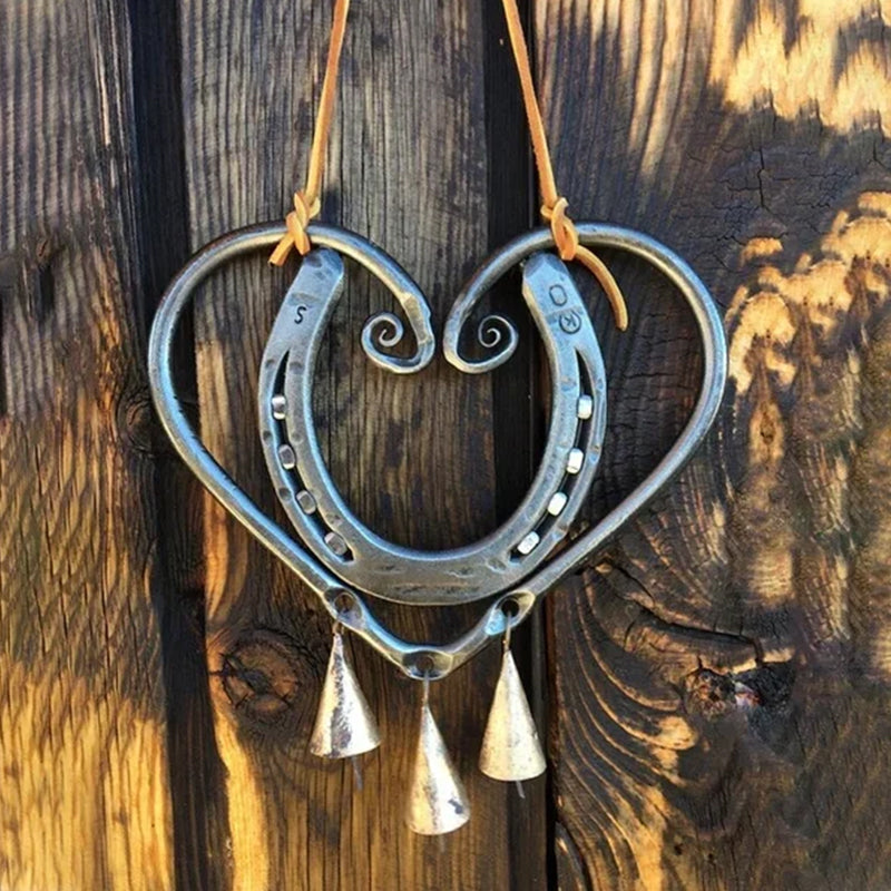 The Horseshoe Heart Wind Chime (Handmade by Jordan Maynard®)