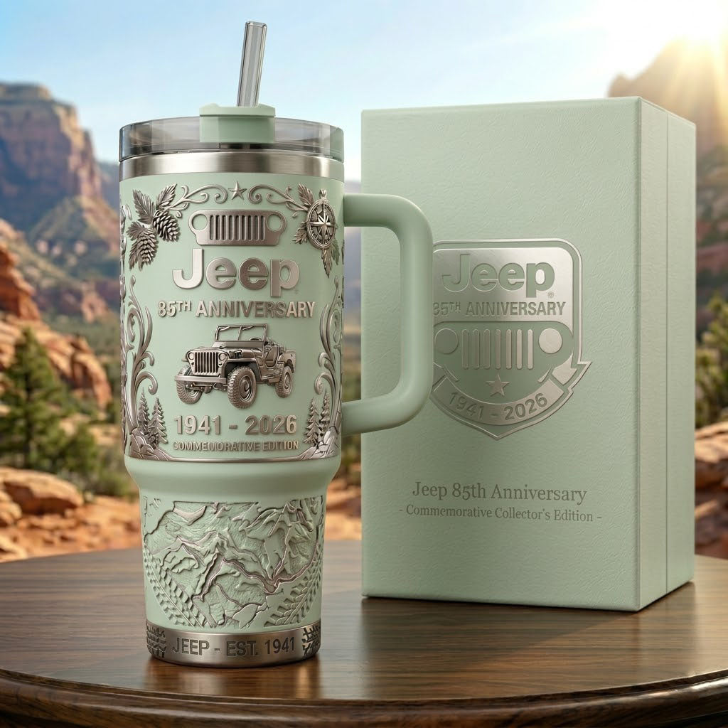 Jeep 85th Anniversary Commemorative Tumbler
