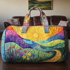 Golden Horizon Quilted Duffle Bag NCU0DK9814