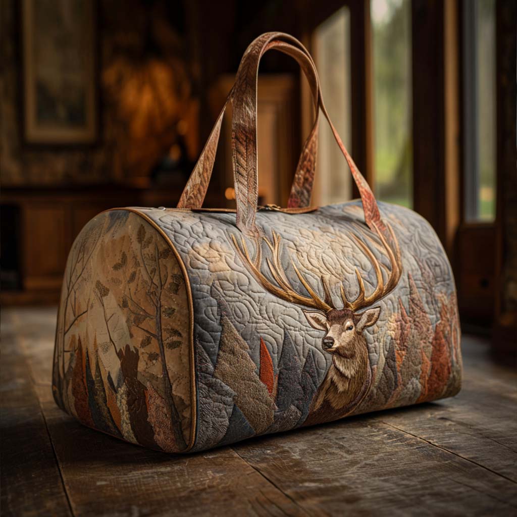 Deer Quilted Duffle Bag NCU0VT279