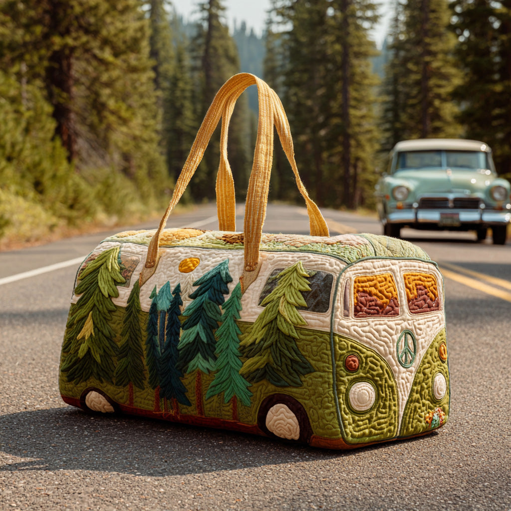 Retro Road Quilted Duffle Bag NCU0DV7523